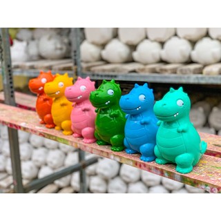 Heo đất khủng long nhỏ cute, lợn đất, ống tiết kiệm, đựng tiền - heo đất pipi