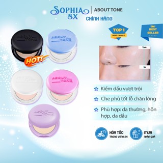 Phấn phủ nén Hàn Quốc ABOUT TONE Blur Powder Pact thuộc BBia và Eglips