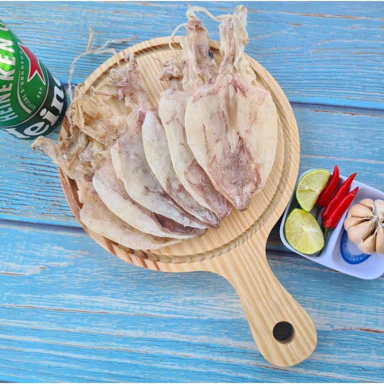 1Kg Mực Khô (Size 90 - 100 con 1kg) - Đặc Sản Hậu Lộc