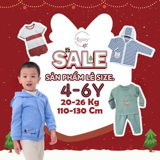 Sale lẻ size cho bé trai, bé gái 4 tuổi đến 6 tuổi
