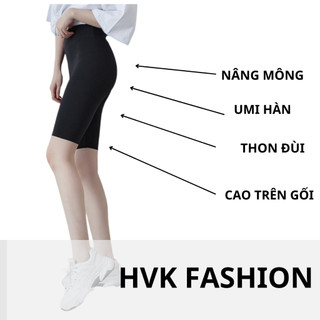 A26 quần legging umi cao cấp hàn quốc-quần dài ngố ôm cạp cao tôn dáng nâng mông-hvk-10