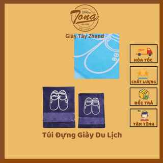 Túi đựng giày dép chống bẩn khi đi du lịch có dây rút tiện lợi