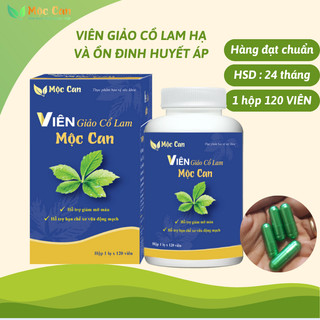 Viên Giảo Cổ Lam Mộc Can, Viên Uống Ổn Định Huyết Áp, Giảm Mỡ Máu, Ngăn Ngừa Xơ Vữa Động Mạch, Giảm Nguy Cơ Đột Quỵ