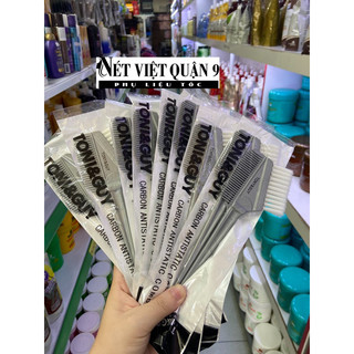 Combo 10 lược nhuộm tóc toni & guy 2 đầu , 10 chén đựng kem nhuộm có chia vạch