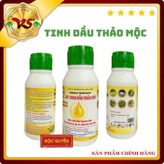 At tinh dầu thảo mộc: phòng trừ và xua đuổi côn trùng gây hại - chai đậm đặc 100ml
