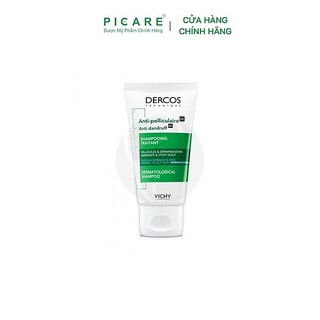  Dầu gội giảm dầu gàu cho da đầu dầu ngứa Vichy Dercos Anti Dandruff DS Dermatological Shampoo 50ml 