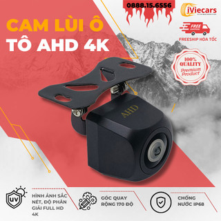 Camera lùi AHD 4K độ phân giải Full HD 4K tích hợp màn hình android, kết nối dễ dàng tiện lợi