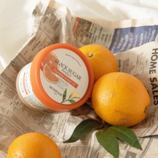 Black Sugar First Perfect Essential Scrub 2X Orange Tea