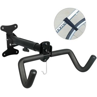 Móc treo xe đạp gắn tường xoay 360 độ, giá treo xe đạp điều chỉnh độ dài, giá treo xe đạp có móc treo mũ bảo hiểm