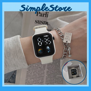 Đồng Hồ Điện Tử Đèn Led Unisex 06 Thời Trang Cá Tính Phong Cách Hàn Quốc