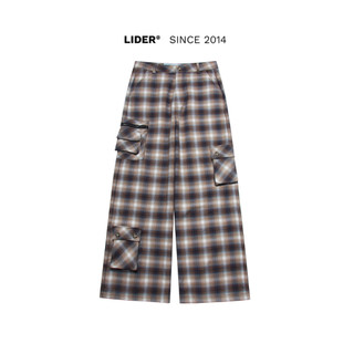 Quần dài túi hộp caro lider amber quest caro cargo pants