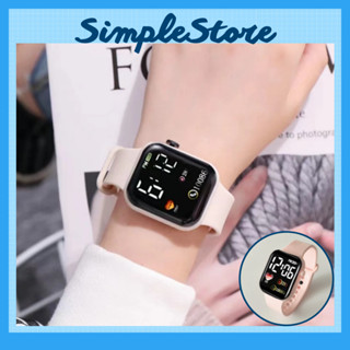 Đồng hồ nam nữ Unisex Led kiểu dáng phi hành gia dây cao su êm tay thời trang cá tính Rose DH06-002