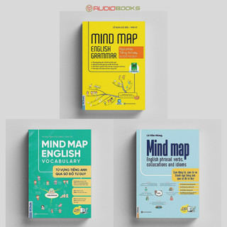 Sách - Bộ 3 Cuốn MindMap English Học Tiếng Anh Cho Người Mới Bắt Đầu MCBooks (Lẻ Tùy Chọn)