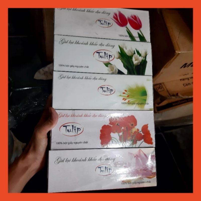 Lốc 5 hộp khăn giấy lụa để bàn cao cấp