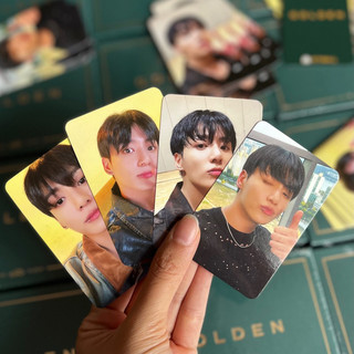 Photocard, album rỗng Jungkook Golden - Thẻ ảnh bo góc Jungkook BTS