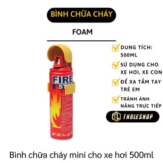 Hỏa tốc hồ chí minh :::::: bình chữa cháy cứu hỏa mini trên ô tô fire stop 1000ml