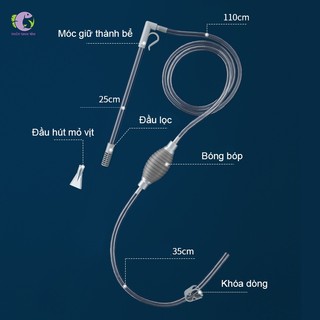 Bơm Hút Vệ Sinh Bể Cá, Bể Thủy Sinh