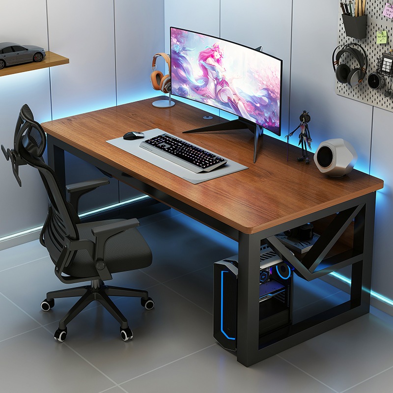 Bàn gamming, bàn học, bàn làm việc cho dân văn phòng cao 75cm rộng 120cm thương hiệu Roman - GM68