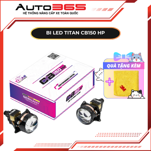 [Chính hãng] Đèn Bi Led Ô Tô Titan CB150 HP Chân Xoay 3 Inch 75W Dễ Dàng Lắp Đặt, Ánh Sáng Pha Mạnh Mẽ + Tặng Khăn 3M