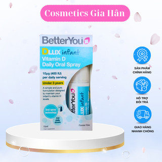 Vitamin d dạng xịt betteryou bổ sung vitamin d cho bé, hỗ trợ miễn dịch khỏe mạnh