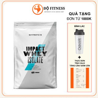  Impact Whey Isolate 1kg 40 lần dùng Myprotein - thực phẩm bổ sung hỗ trợ tăng cơ giảm mỡ bcaa eaa protein tinh 