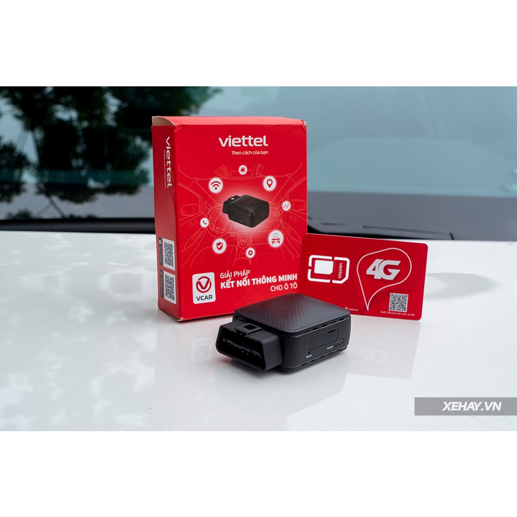 Định vị oto hành trình Vcar 100% Viettel phát WiFi Mới nhất 2024, bảo hành trên toàn hệ thống Viettel 24 tháng