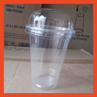 Bộ 50 ly 500 trơn và nắp cầu