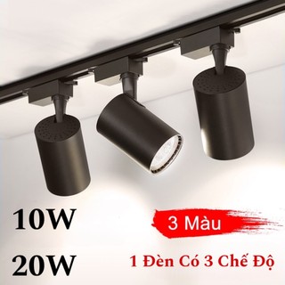 Combo 3 Đèn Rọi 3 Chế Độ + 1 Thanh Ray 1m