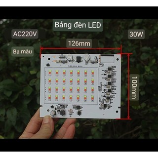 Vỉ LED 220V 30W, LED 3 màu ( GRB )
