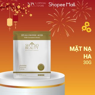 Mặt Nạ SHSO Beauty Biocell Hyaluronic Acid 1% With Curcumin & Honey Dưỡng Ẩm Sâu, Chống Lão Hóa 30g- NPC Phar