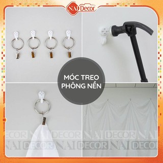 Bộ Móc Treo, Kẹp Phông Nền Chụp Ảnh Nai Decor Kẹp Treo Rèm Mini, Kẹp Treo Tranh, Treo Vải, Dụng Cụ Treo Phông Vải