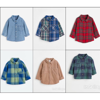 Áo sơ mi bé trai h&m