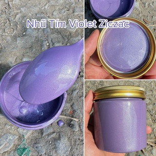 SƠN NHŨ HỆ NƯỚC MÀU NHŨ TÍM VIOLET ZICZAC ( Mẫu 200Gr, 300gr, 500gr, 850gr )