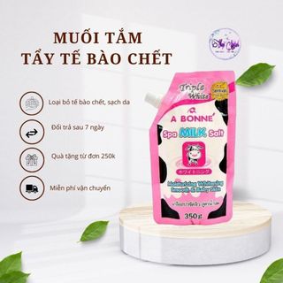 Muối tắm sữa bò tẩy tế bào chết Thái Lan A Bonne Spa Milk Salt 350g