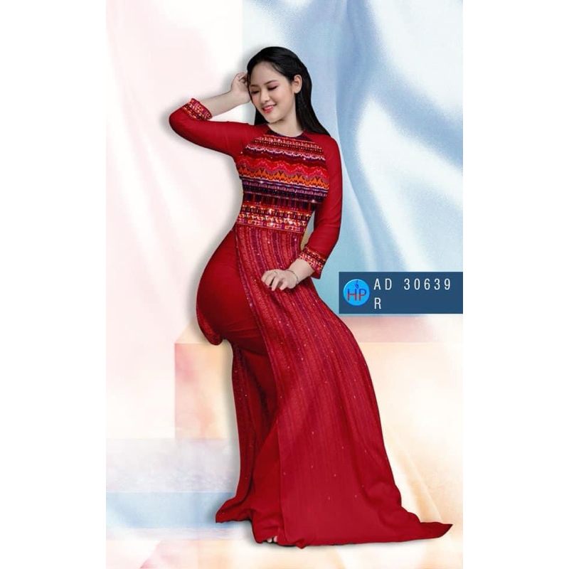 VẢI MAY áo dài in 3D hoạ tiết “Thổ Cẩm đẹp”.Shop bán VẢI CHƯA MAY,KHÔNG bán áo may sẵn.Có clip vải t