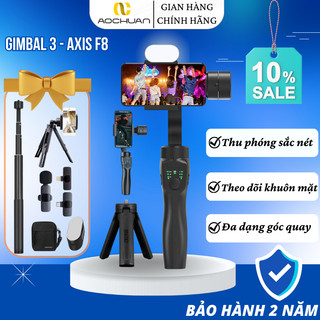 Gimbal chống rung điện thoại 3-axis f8, thiết bị chống rung khi quay phim, chụp ảnh, loại tốt
