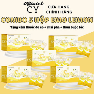 Combo 5 Hộp Bột trái cây Emoslim giảm cân an toàn hiệu quả