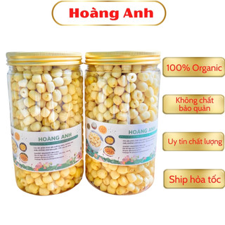 Hạt sen sấy giòn, sen sấy không đường ăn liền thơm ngon giòn bùi