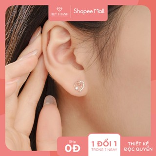 Bông tai nữ vàng 14k btptb324 huy thanh jewelry