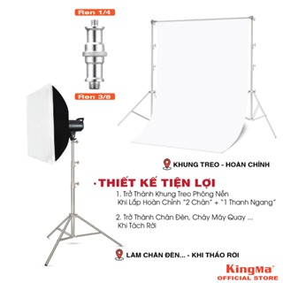  Khung Treo Phông Nền Cao Cấp 280Cmx300Cm OEM . Chịu Tải 30Kg Tích Hợp Chân Đèn Và Khung Treo Phông 