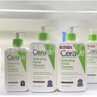 [SIZE] Sữa Rửa Mặt Nhẹ Dịu Dành Cho Da Khô/ Nhạy Cảm - Cera.Ve Hydrating Facial Cleanser