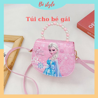 Túi sách cho bé gái 5 đến 15 tuổi hình công chúa elsa túi lì xì cho bé đeo chéo đeo vai sành điệu sang chảnh TUI01