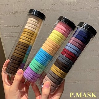 THUN BUỘC TÓC DỄ THƯƠNG 20 SỢI / ỐNG P028 sợi to, nhiều màu - Thun buộc tóc 20 sợi có ống đựng tiện lợi