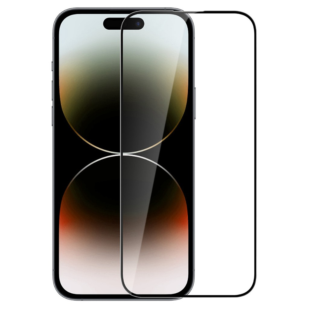 Kính Cường Lực Bảo Vệ Màn Hình và Camera Nillkin 2in1 HD Full Screen Tempered Glass cho iPhone 15 / 