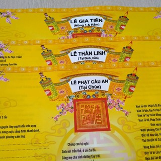 (Sớ quốc ngữ) Sớ Lễ ở chùa & Lễ Đình Đền khổ a3