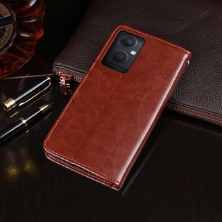 Bao da dạng ví nắp lật hai mặt kèm khe để thẻ cho Oppo Reno 7z 5g