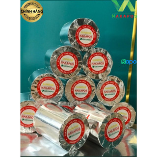 GIẤY IN NHIỆT K80 K58 K57 POS TAXI CÀ THẺ CÀO GAME In rõ Giấy In Bill Giấy In Hóa Đơn Giấy Nhiệt K58mm  [ TEM ĐỎ NAKAPOS