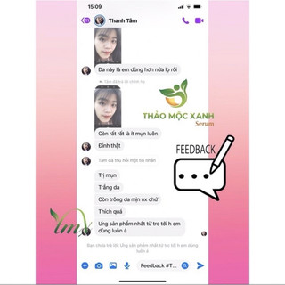 serum thảo mộc xanh