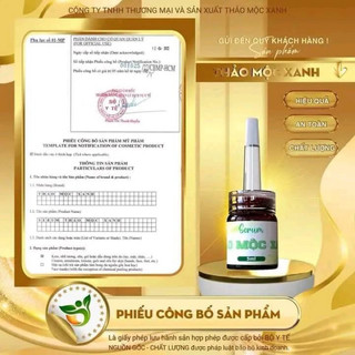 serum thảo mộc xanh