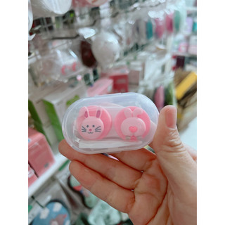 khay gương mini đựng Lens thú  cute